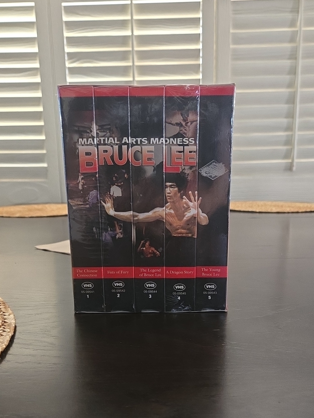 Bruce Lee Martial Arts Madness VHS Box Set - Black/Red